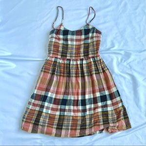 Madewell Plaid Sundress